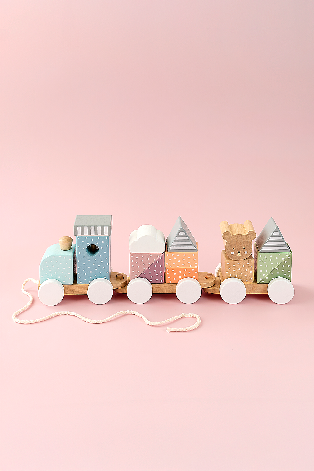 Train with blocks Teddy