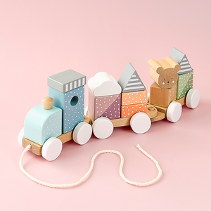 Train with blocks Teddy