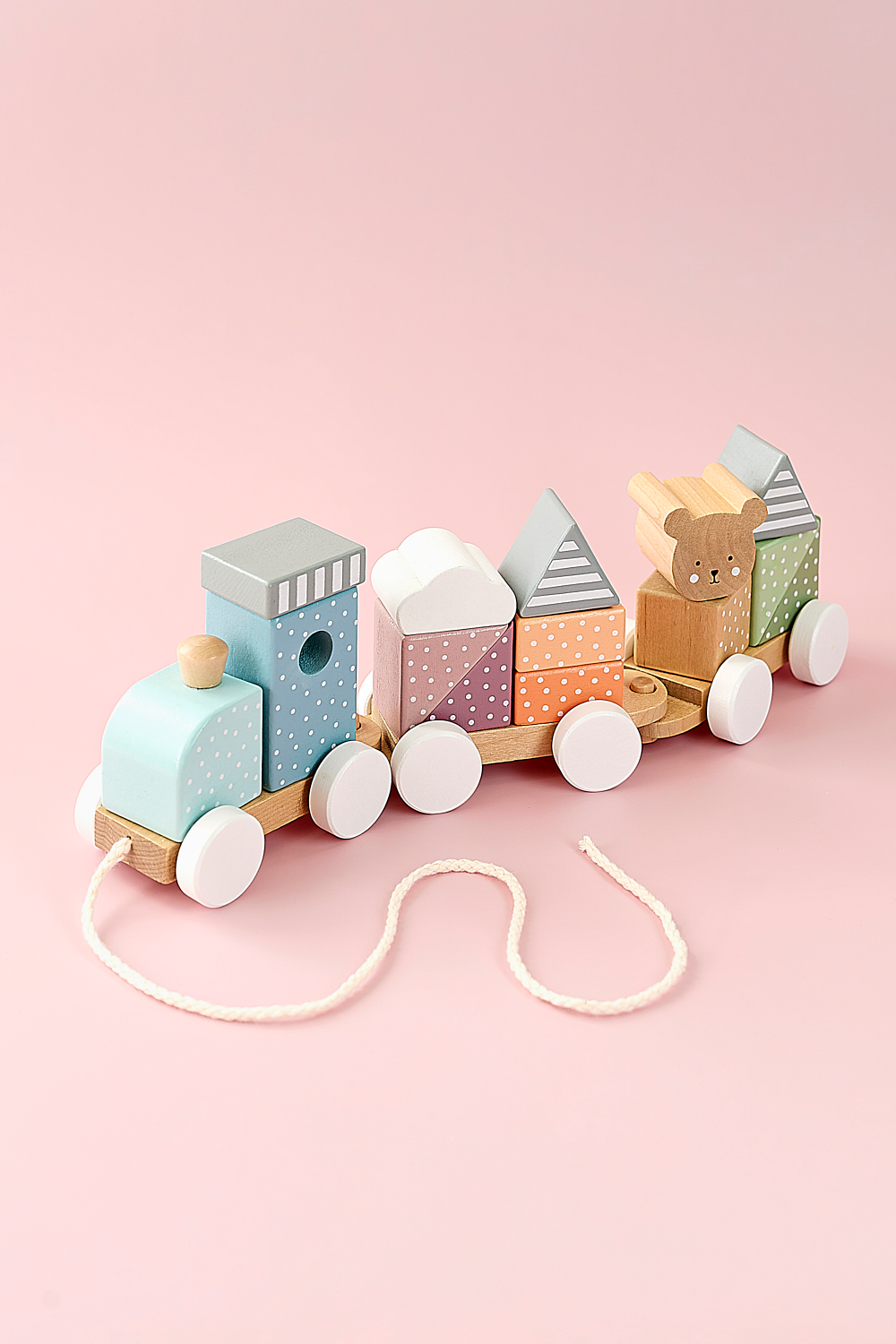 Train with blocks Teddy