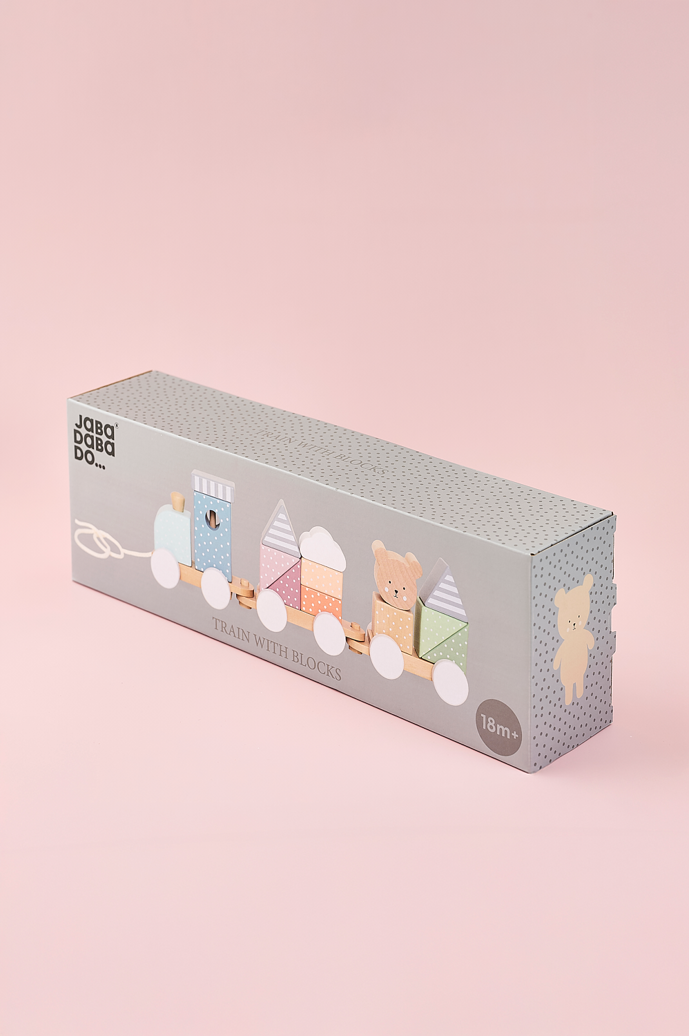 Train with blocks Teddy