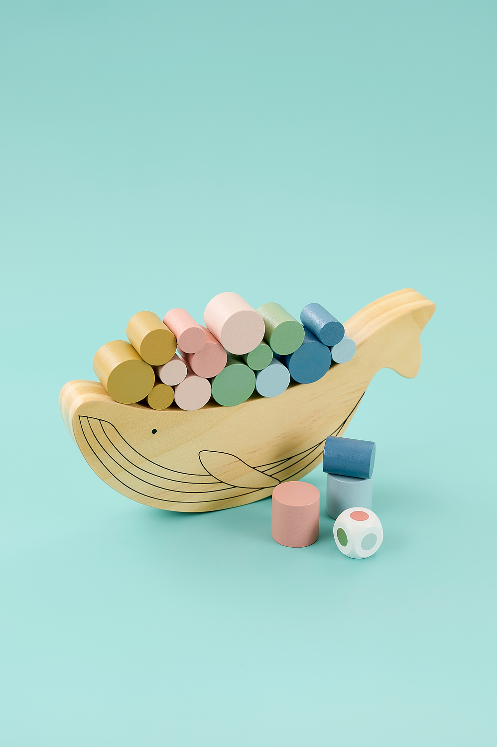 Balancing whale