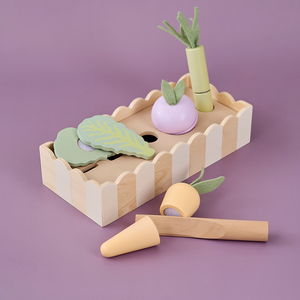 Stack & cut vegetables