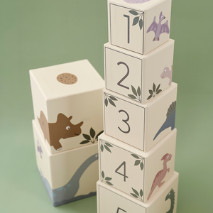 Cubes 1-10 Dino