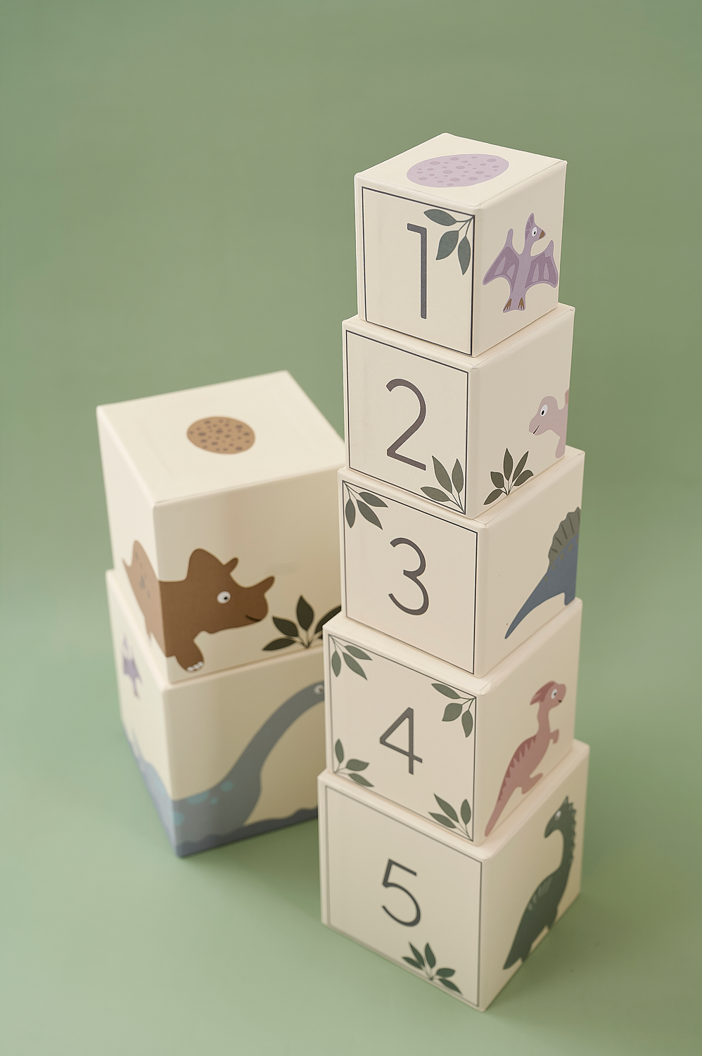 Cubes 1-10 Dino