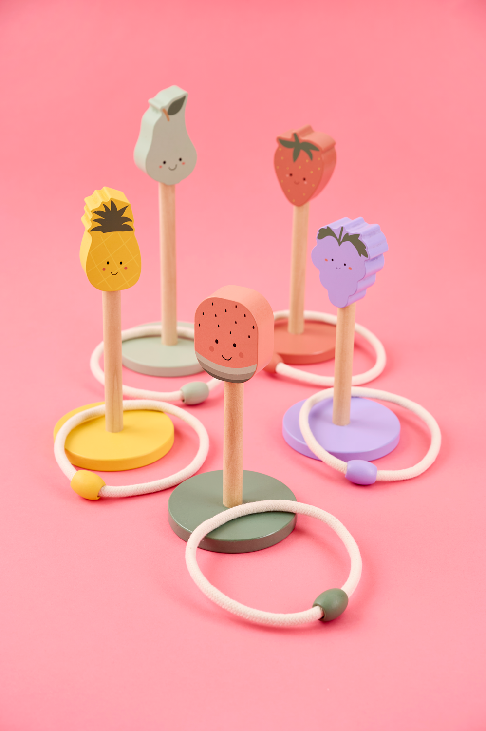 Ring toss game fruit