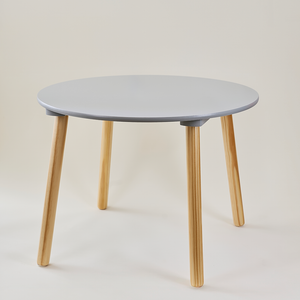 Table & 2 stools grey