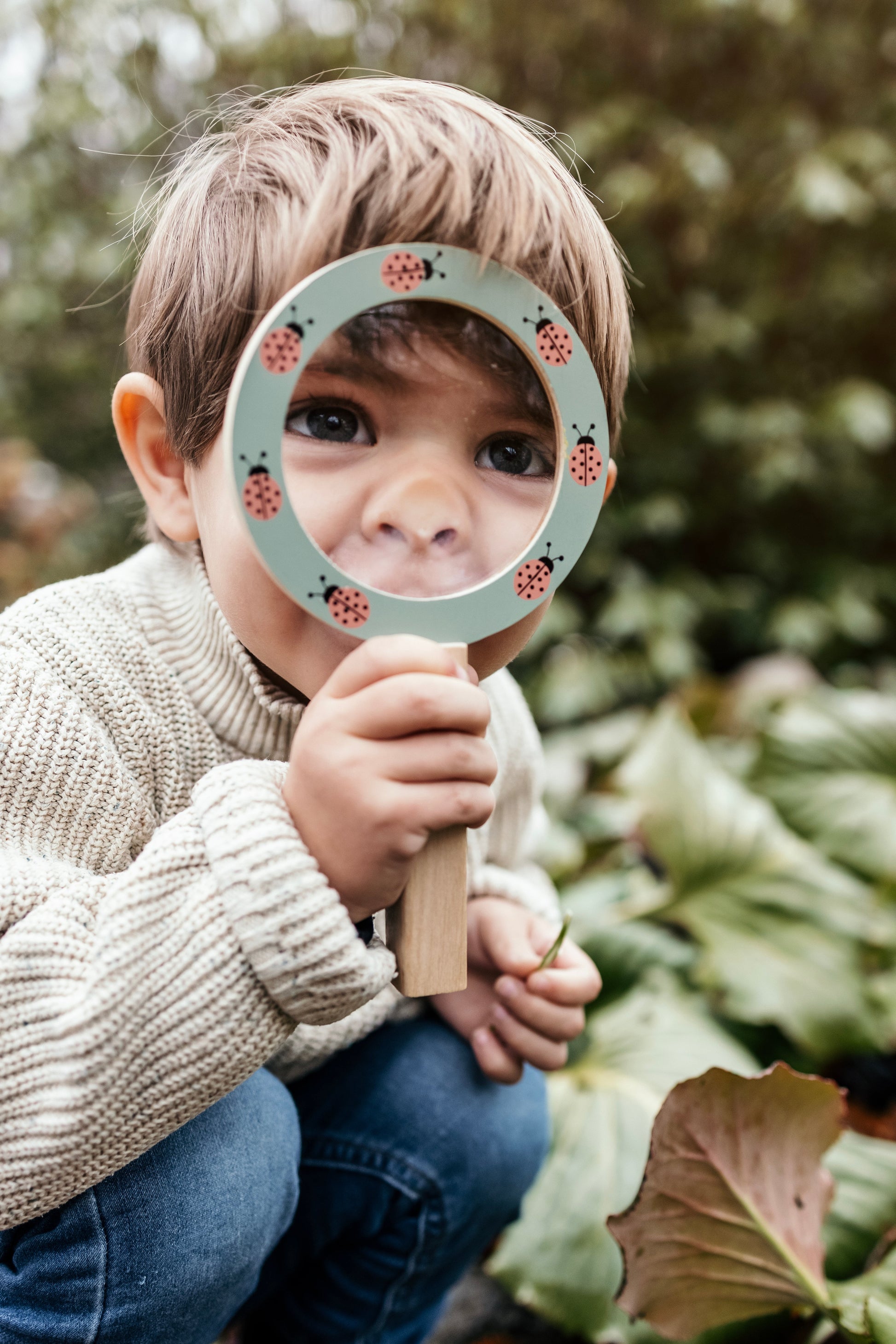 Magnifying glas green