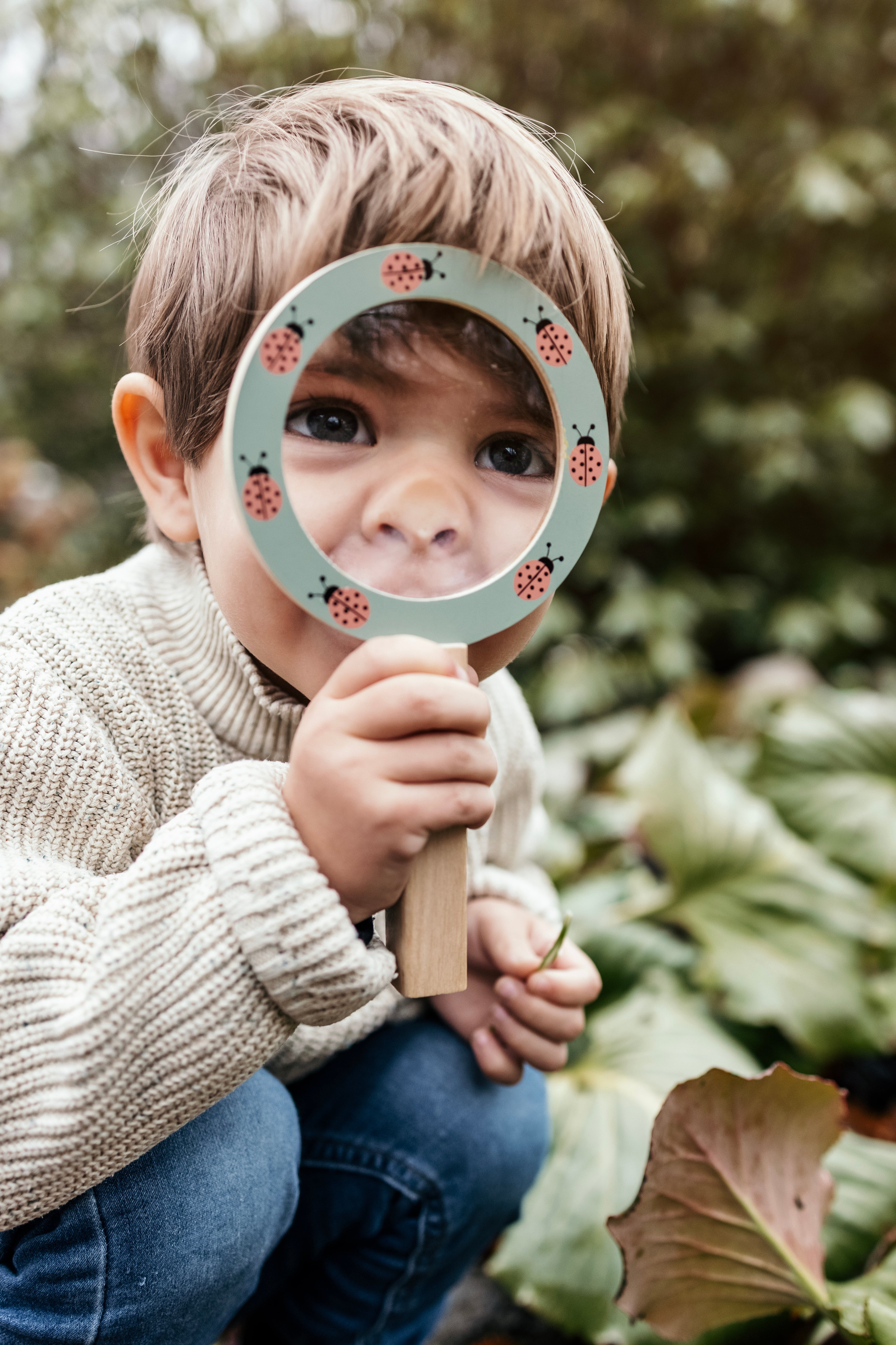 Magnifying glas green