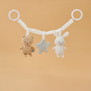 Pram toy Teddy & Bunny