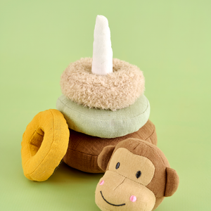 Stacking toy Monkey textile