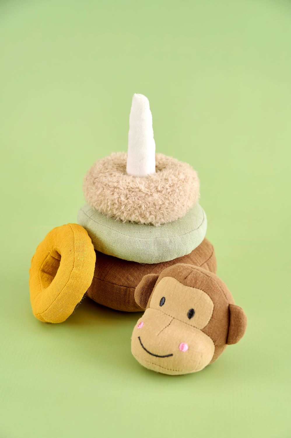 Stacking toy Monkey textile
