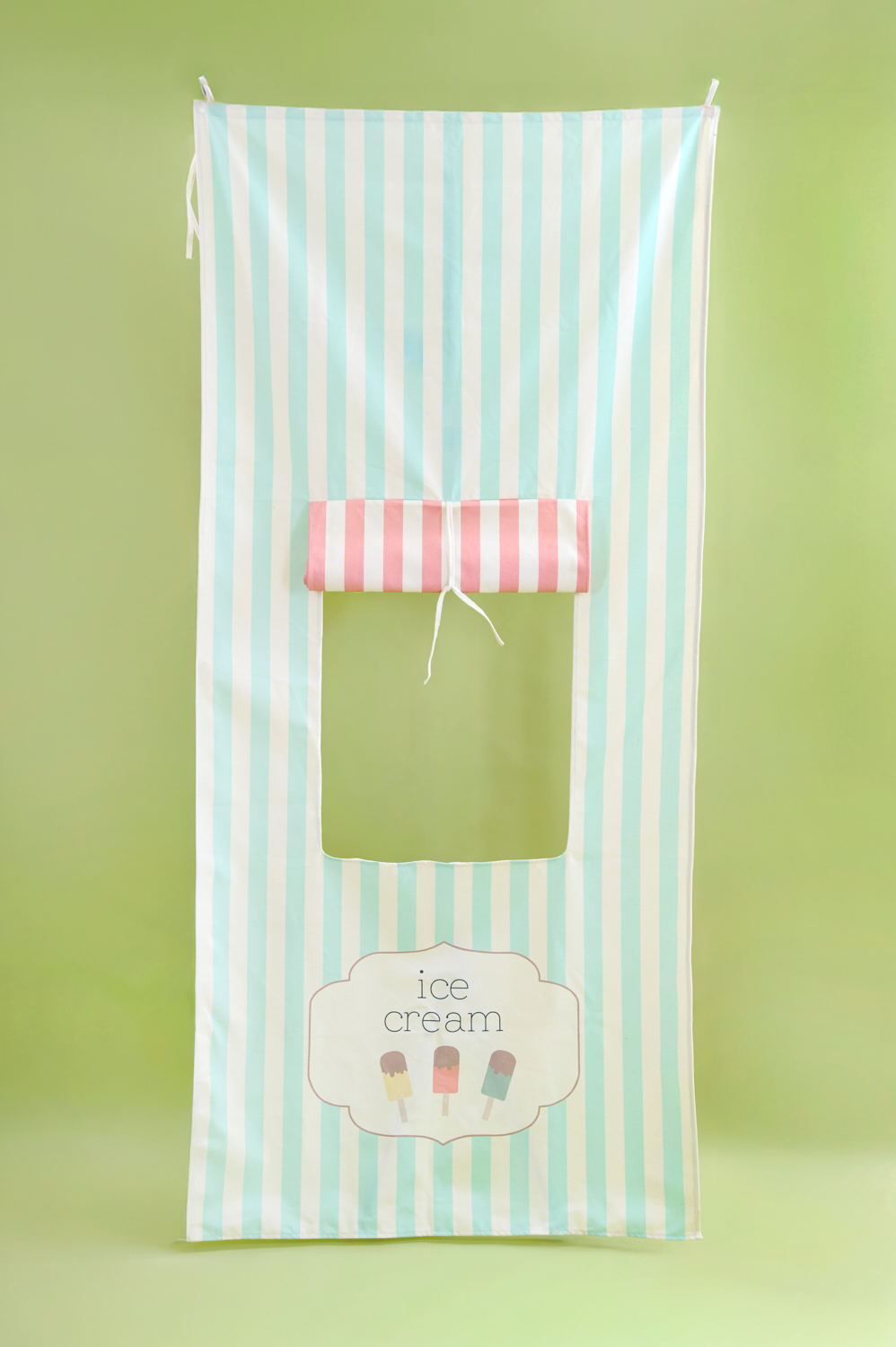 Ice crem shop textile