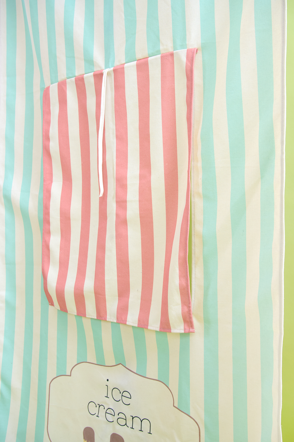 Ice crem shop textile