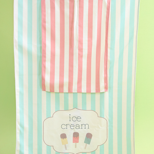 Ice crem shop textile