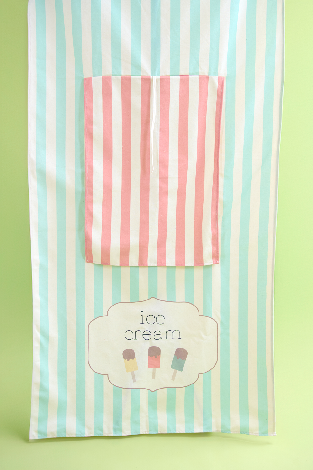 Ice crem shop textile