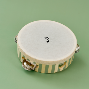 Tambourine drum green stripes