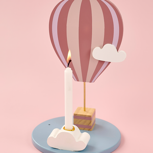 Candlestick air balloon pink