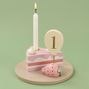 Candlestick strawberry cake