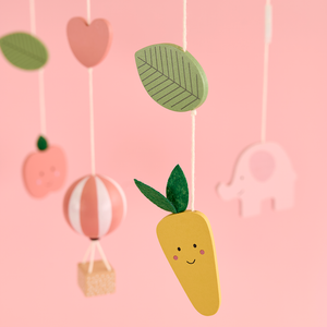 Wooden mobile Bunny