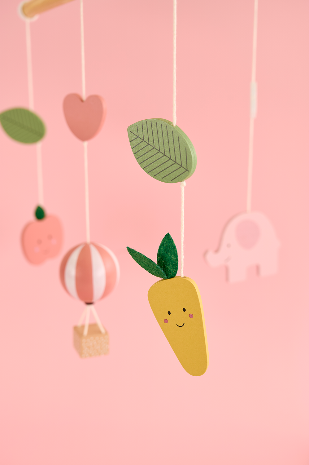 Wooden mobile Bunny