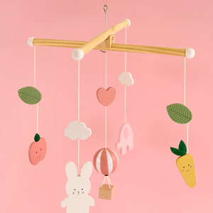 Wooden mobile Bunny