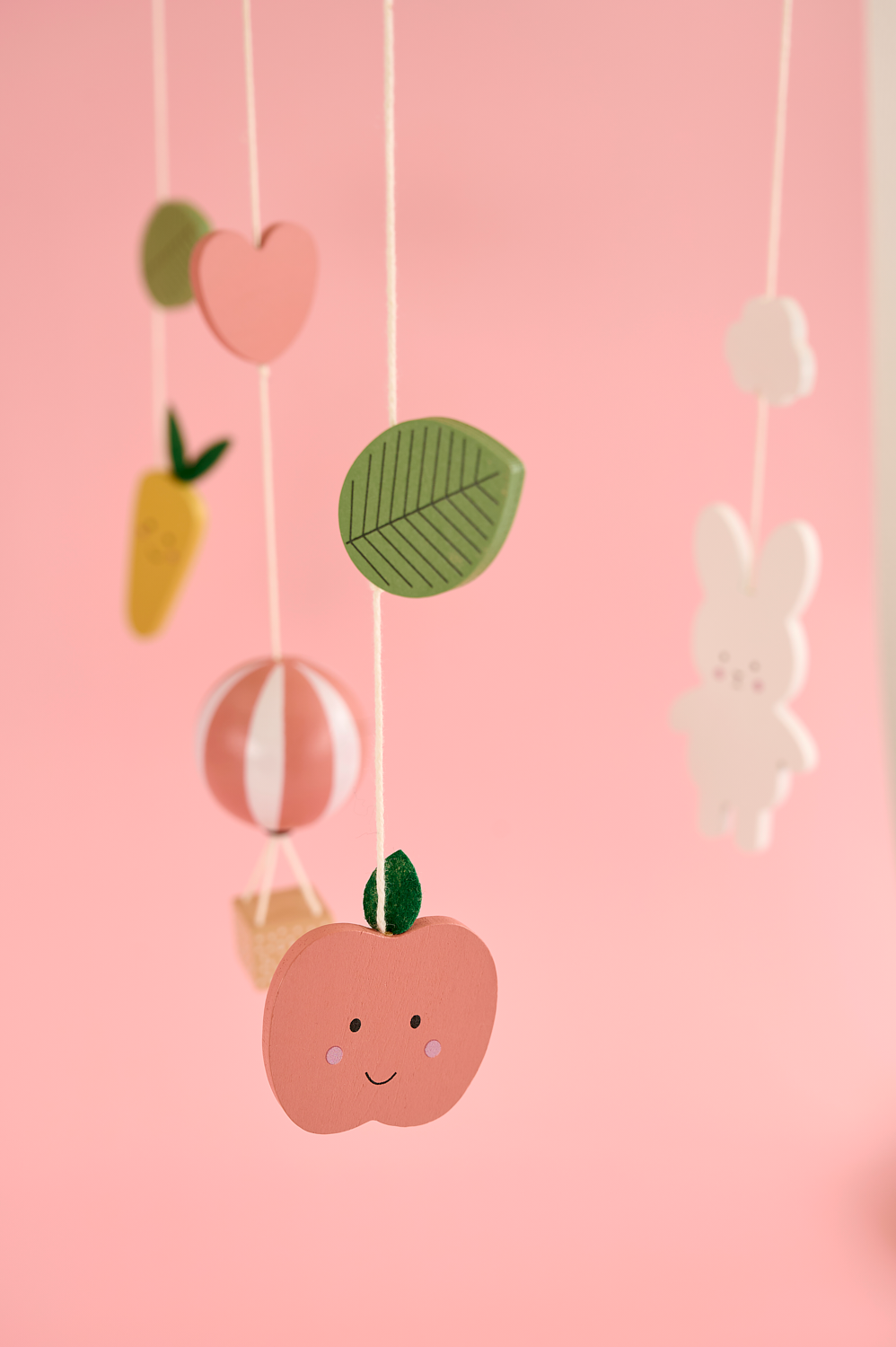 Wooden mobile Bunny