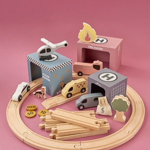 Train set rescue vehicles