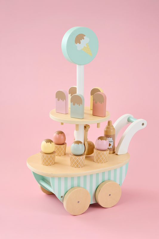 Ice cream trolley stripes