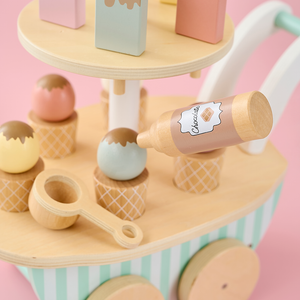 Ice cream trolley stripes