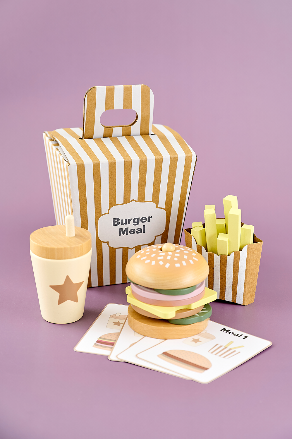 Stacking burger