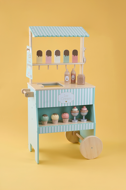 Ice cream shop stripes