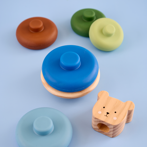 Stacking toy Teddy silicone