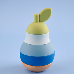 Stacking toy Pear silicone