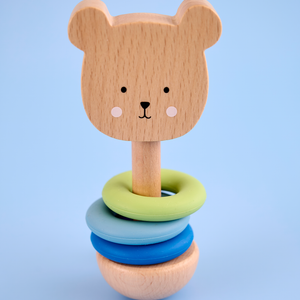 Rattle Teddy silicone