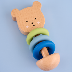 Rattle Teddy silicone