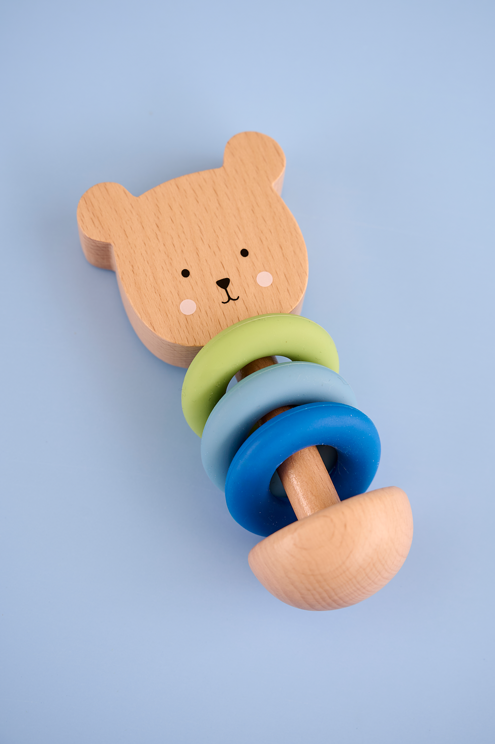 Rattle Teddy silicone